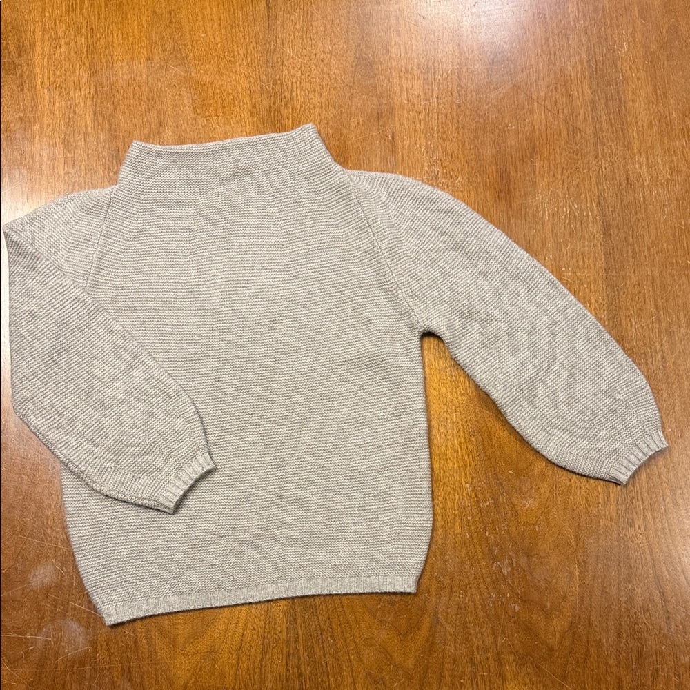 The Reset wool cashmere funnel neck sweater